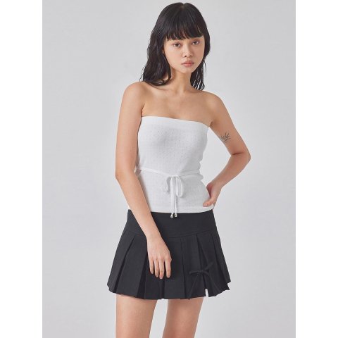 ModubaTOPGIRL 웨이스트 스트랩 펀치드 튜브