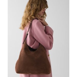Moduba454 스웨이드 라지 숄더백
