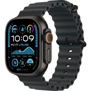 ModubaWatch Ultra 2 GPS+Cellular 49mm 티타늄 케이스 블랙 오션 밴드 MX4P3LW/A