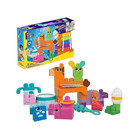ModubaMega Bloks Fisher-Price 뮤지컬 팜 밴드 블록 세트 40피스