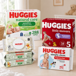 HUGGIES 기저귀·아기 물티슈 최대 34% 할인