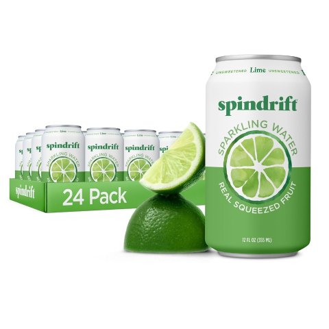 Moduba섭스크라이브 주문 시 35% 할인쿠폰라임 스파클링 워터 12oz 24개입