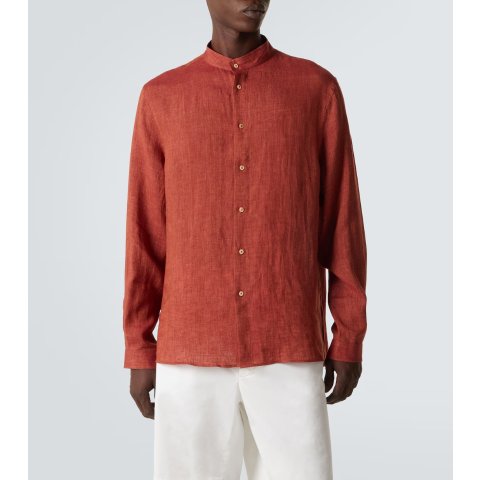 ModubaBrunello Cucinelli 린넨 셔츠