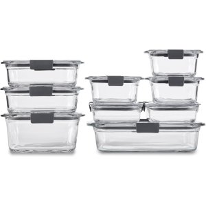 Rubbermaid 브릴리언스 유리 밀폐용기 세트