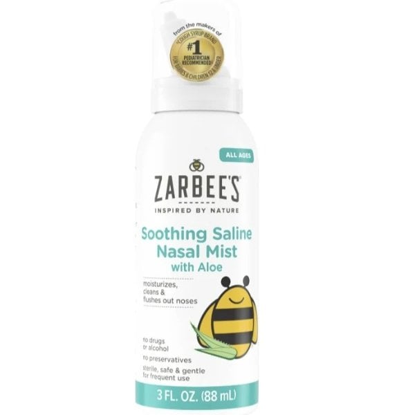 Zarbee’s 알로에 함유 식염수 코 스프레이