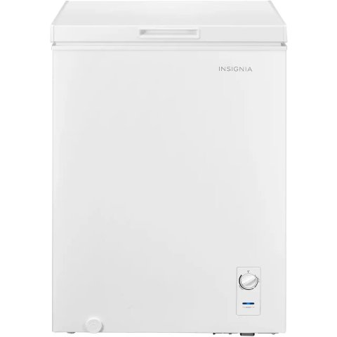 ModubaInsignia 5 Cu.Ft 가라지 레디 체스트 냉동고 화이트 NS-CZ50WH26L