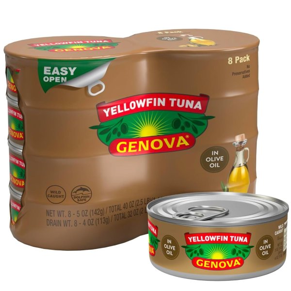 Genova 올리브오일 참치 8캔