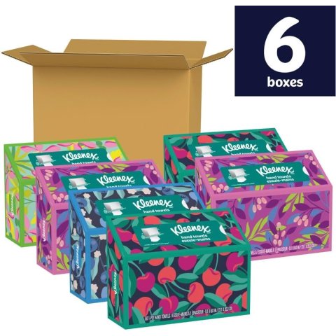 Moduba섭스 시 25% 할인쿠폰 Kleenex 일회용 핸드타월 6박스