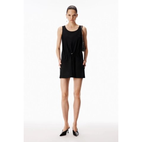 Moduba셔링 허리 미니원피스