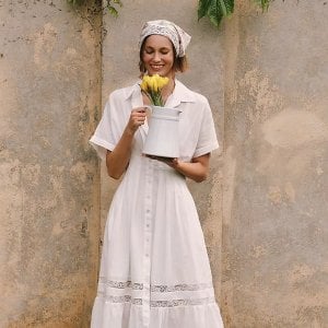 타이 프런트 미니 원피스 $99.95 👗