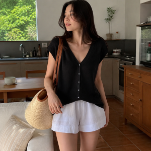 스트라이프 오가닉 린넨 랜턴 팬츠 $98.97