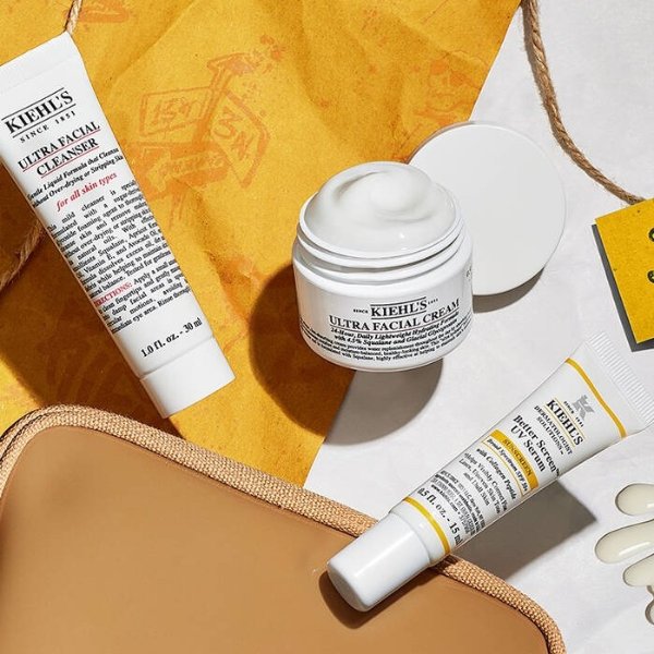 데스티네이션 래디언트 세트 $34Kiehl’s 체험 키트 구매 시 최대 $99 크레딧 페이백 ⭐