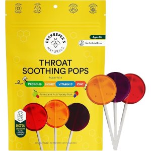 ModubaBeekeeper s Naturals 키즈 목캔디 롤리팝 15개입