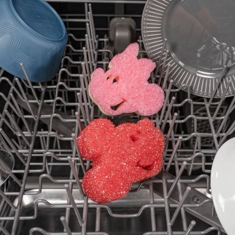 Scrub Daddy 미키 & 미니 논스크래치 청소 스펀지 2개