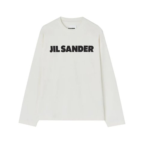 ModubaJil Sander 로고 프린트 긴팔 티셔츠