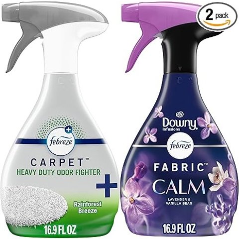 ModubaFebreze 패브릭 & 카펫 강력 탈취 스프레이 16.9oz 2개입 (각 1개)