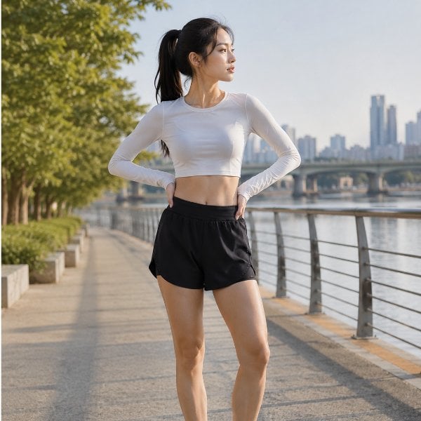 lululemon 패스트 앤 프리 하이라이즈 클래식핏 스플릿 쇼츠 3인치