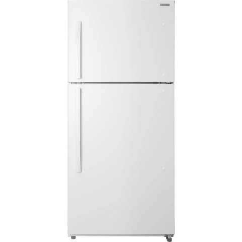 ModubaInsignia 30인치 18 Cu.Ft 탑프리저 냉장고 손잡이형 화이트 NS-RTM18WHD2