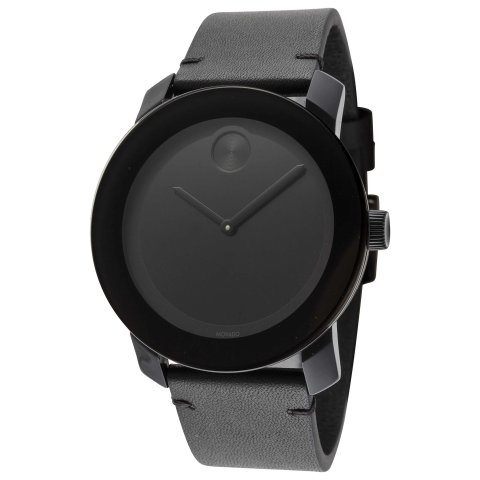Moduba할인코드 MOV15 클립Movado 볼드 쿼츠 블랙 다이얼 남성 시계
