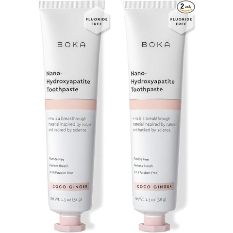 Moduba무불소 나노 하이드록시아파타이트 치약 코코 진저 1.3fl oz 2개 세트