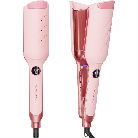 ModubaWavytalk Power Wave 헤어 크림퍼 핑크
