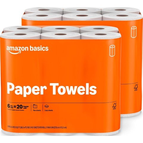 Amazon Basics 플렉스시트 키친타올 12롤