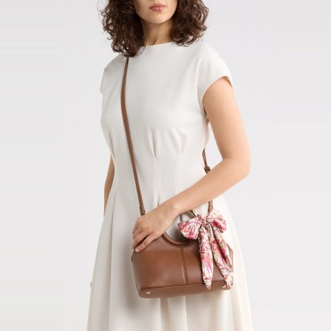 ModubaSteve Madden 그웨니 페이크 레더 스카프 핸드백