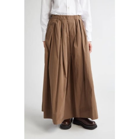 Moduba알로 플리츠 마이크로 파이유 맥시스커트