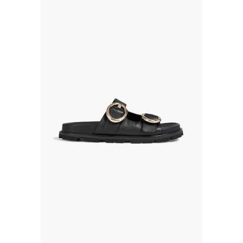 ModubaStuart Weitzman Benni 버클 레더 샌들