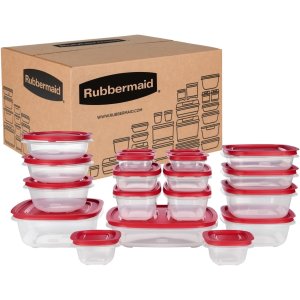 최저가: Rubbermaid 이지스토어 38피스 밀폐용기 세트
