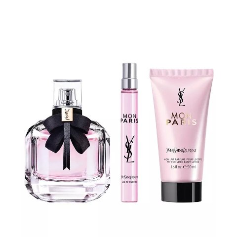 ModubaYves Saint Laurent 3종 몽 파리 오 드 퍼퓸 & 바디 로션 기프트 세트