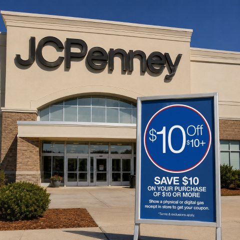 $10 이상 구매 시 $10 할인JCPenney $10 이상 구매 시 $10 할인 쿠폰