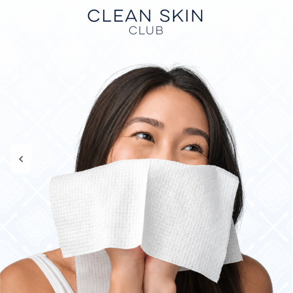 클린 타월 XL 50ct $10.77🧻Clean Skin Club 클렌징 타월·스킨케어 와이프 최대 40% 할인
