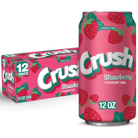 ModubaOrange Crush 딸기 탄산음료 355ml x 12캔