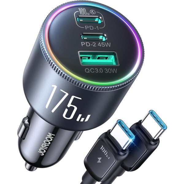 JOYROOM 175W USB-C 차량용 충전기