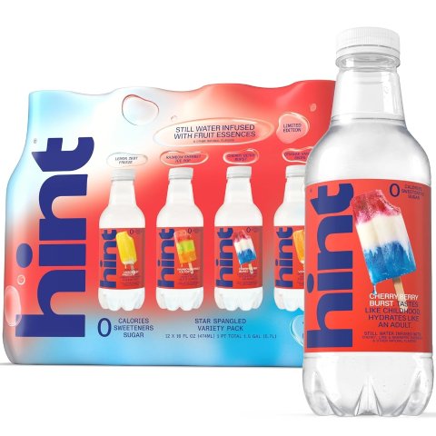 Hint 과일향 워터 스타 스팽글 버라이어티팩 12병