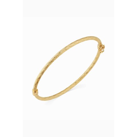 Moduba18K 옐로우 골드 프레스티지 뱅글 (여성용)