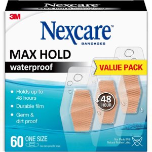 Nexcare 맥스 홀드 방수 밴드 60개입