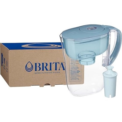 ModubaBrita 메트로 소형 정수 물병 6컵 스톤블루