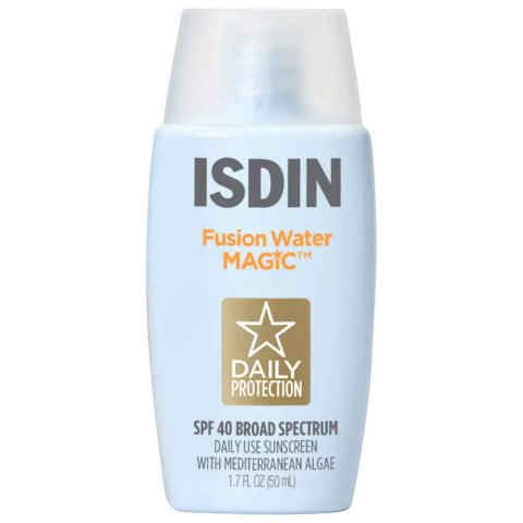 ModubaISDIN 퓨전 워터 매직 SPF40 선스크린 히알루론산 비타민E 함유