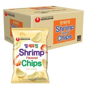 Moduba3.25불 할인 쿠폰을 클립하세요.농심 새우깡 1.58oz 20개입