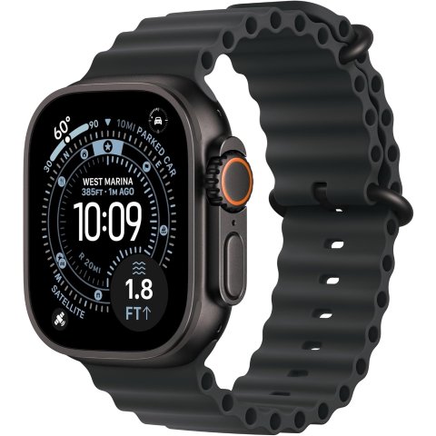 ModubaUltra 3 GPS + Cellular 49mm 러닝 & 멀티스포츠 스마트워치 블랙 오션 밴드