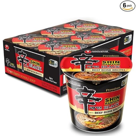 Moduba농심 신라면 블랙 6입 3.5oz