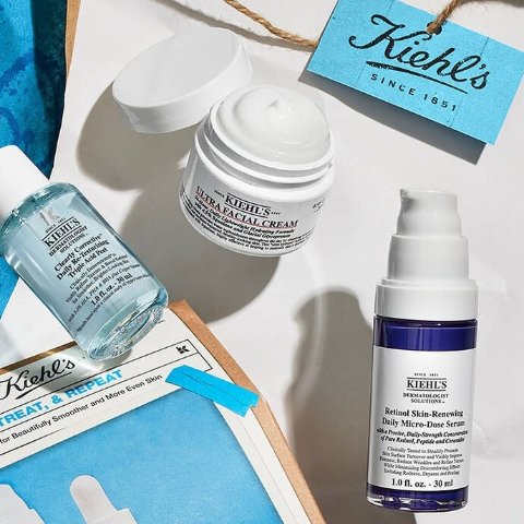 스킨케어 트라이얼 세트 $34~Kiehl’s 체험 키트 구매 시 최대 $99 크레딧 페이백 ⭐