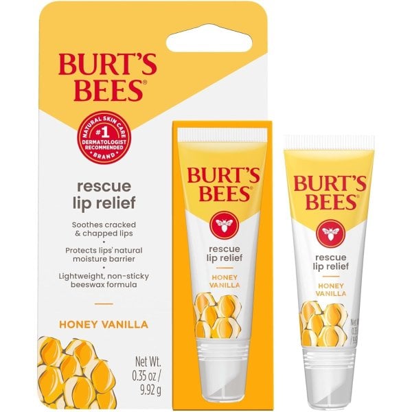 Burt s Bees 레스큐 립 릴리프 허니 바닐라