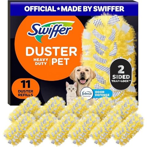 ModubaSwiffer 펫 헤비듀티 360 먼지떨이 리필 Febreze 오더 디펜스 11개입