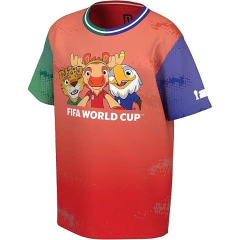 ModubaOuterstuff FIFA 월드컵 국가대표 마스코트 반팔 저지 티셔츠