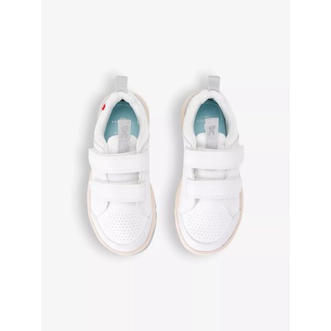 ModubaON 키즈 더 로저 로고 프린트 로우탑 스니커즈