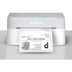 Moduba그레이MUNBYN RW403B 블루투스 감열 라벨 프린터