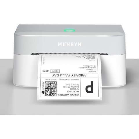 Moduba그레이MUNBYN RW403B 블루투스 감열 라벨 프린터